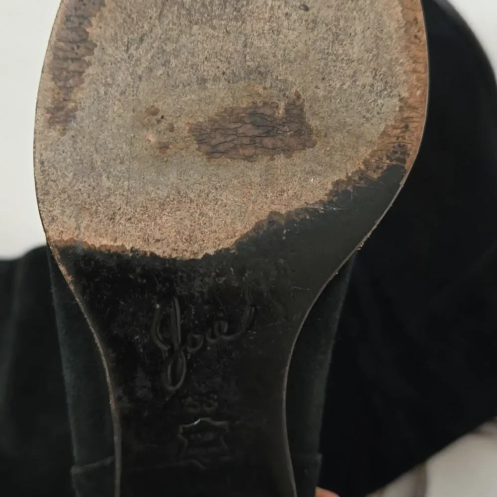 Joie Black Suede Boots 38